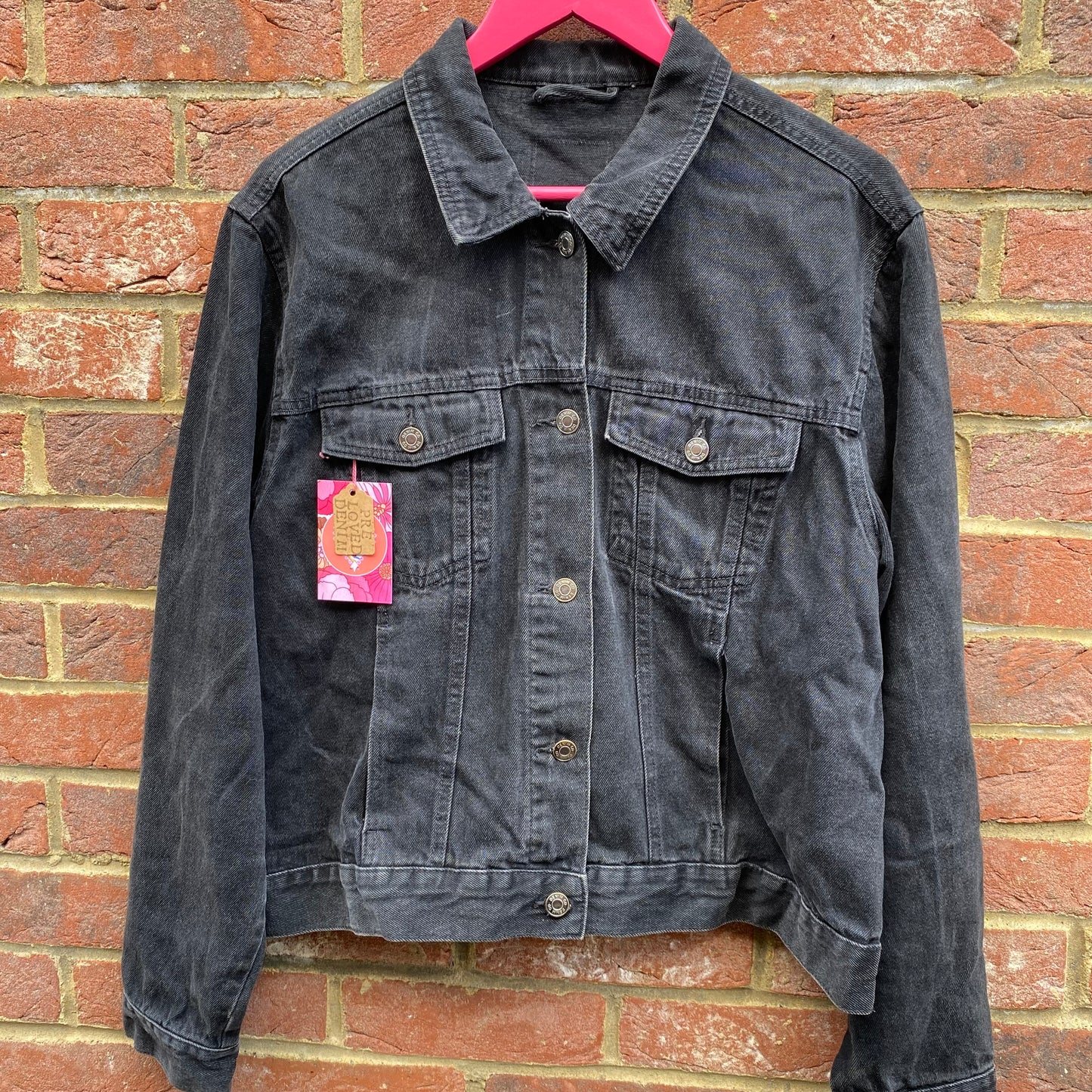 Patchwork Denim Jacket (L)