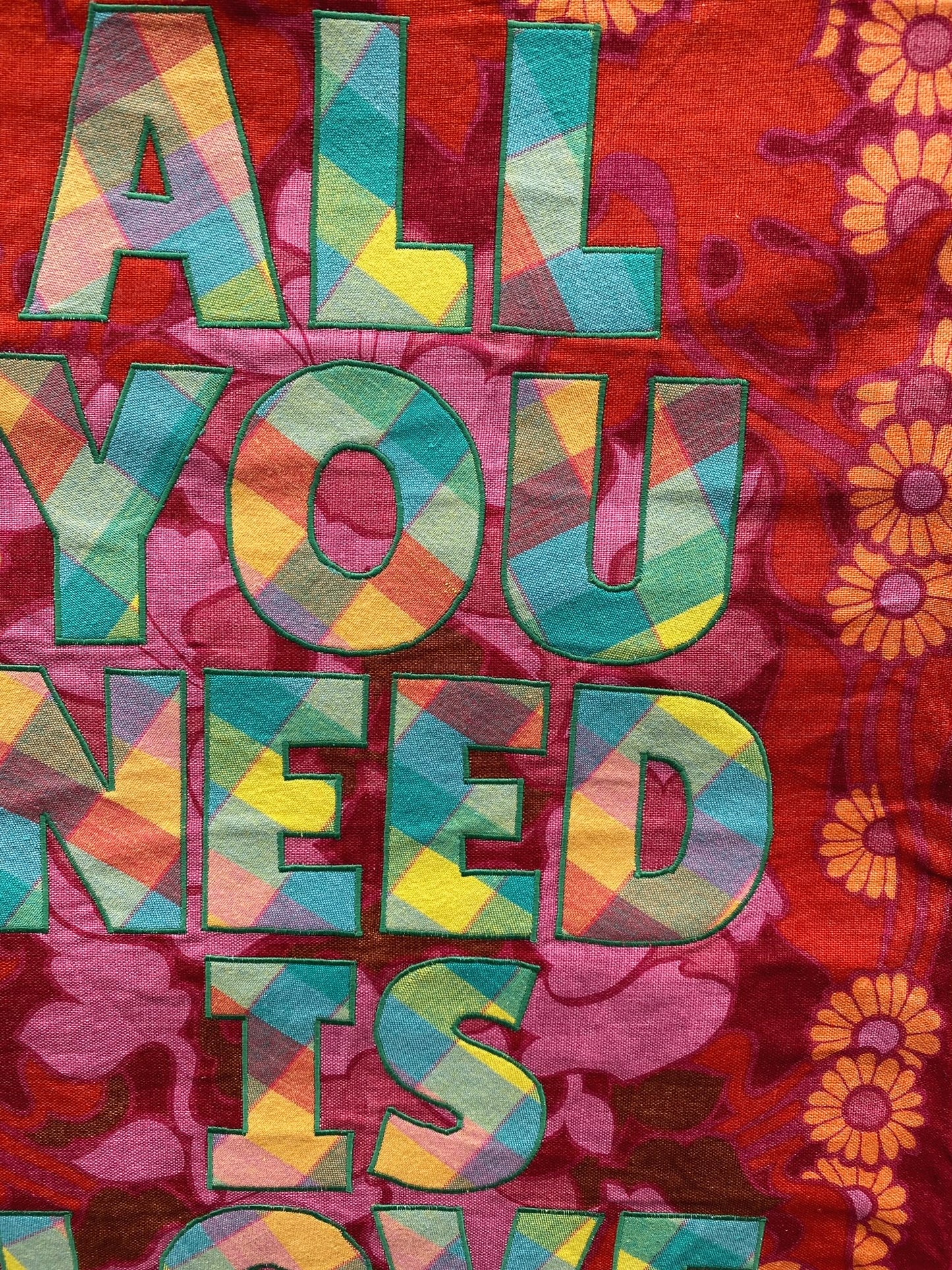 'All You Need Is Love' Wall Hanging