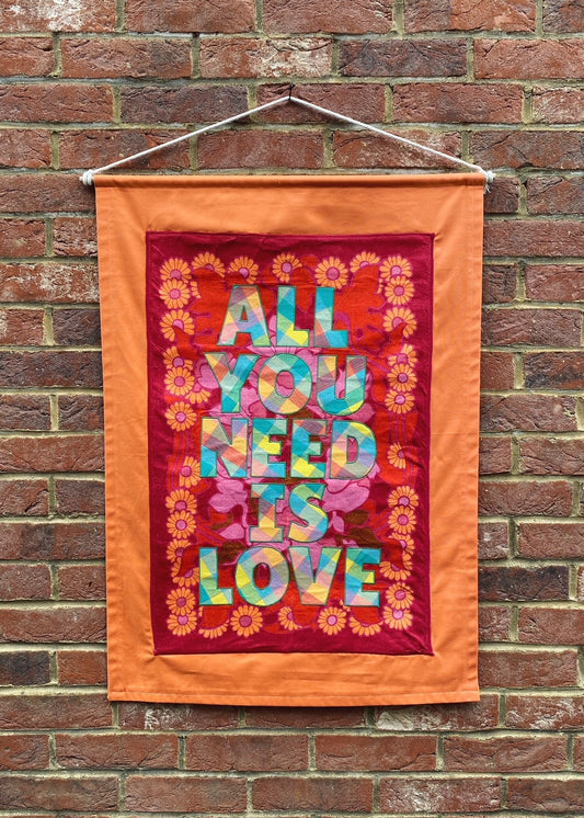 'All You Need Is Love' Wall Hanging